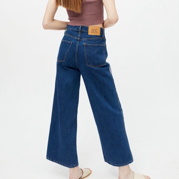 BDG High & Wide Jean - Patchwork Denim NWT Size 25 - Picture 3 of 11